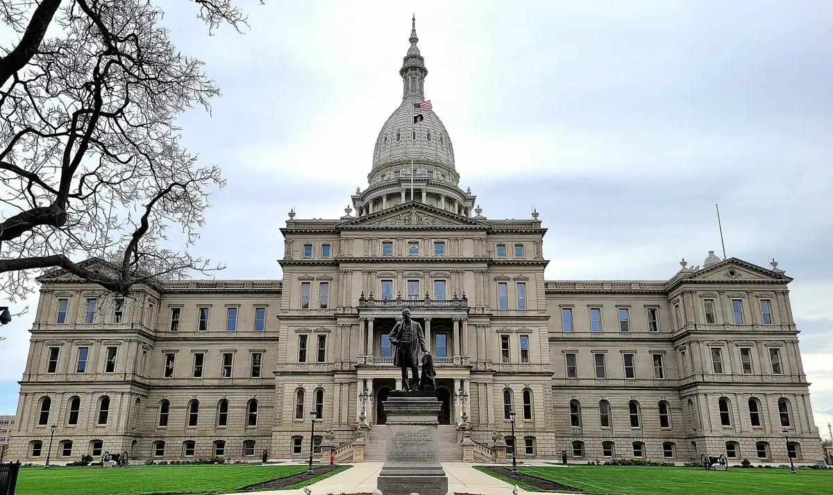 The Michigan State Capitol building